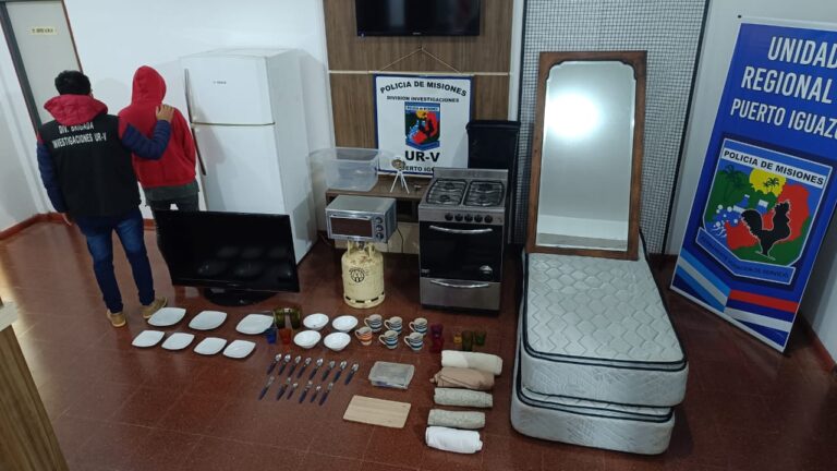 Puerto Iguazú: desvalijó una casa y fue capturado imagen-18