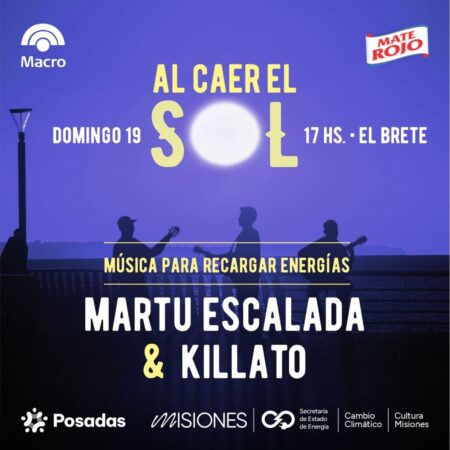 Martu Escalada y Killato: rock y música urbana este domingo “Al caer el sol en El Brete” imagen-3