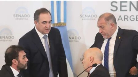 Tras negociaciones a contra reloj, el Gobierno consiguió dictamen para la ley Bases en Senado imagen-8