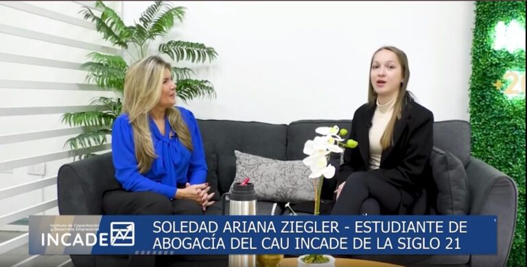 Estudiante de abogacía Universidad Siglo 21 Cau Incade revaloriza el modelo de educación a distancia  imagen-49