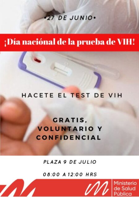 Día Nacional de la Prueba de VIH: el jueves 27 se realizarán testeos gratuitos en la plaza 9 de Julio imagen-7
