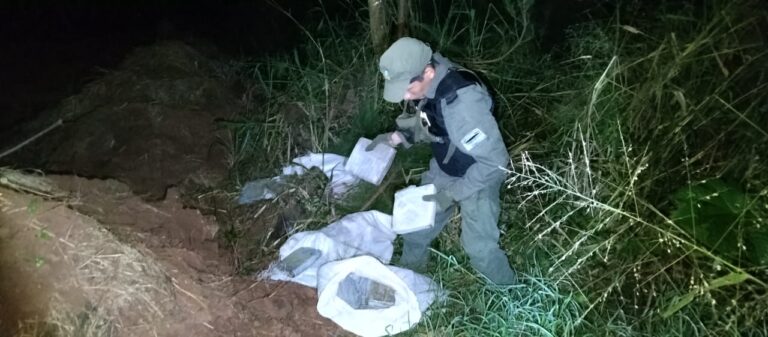 Hallan más de 83 kilos de marihuana en cercanías a la Ruta Provincial Nº 227 imagen-9