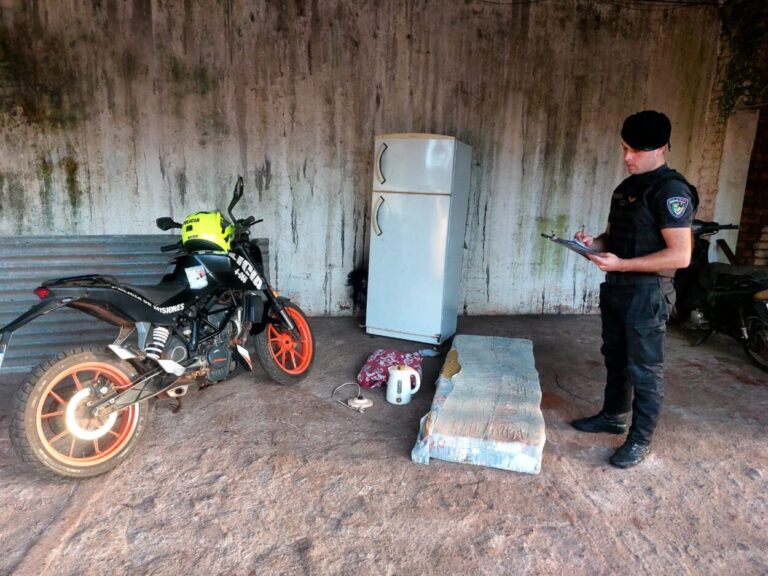 Recuperan elementos robados y buscan al malviviente Recuperan elementos robados y buscan al malviviente imagen-22