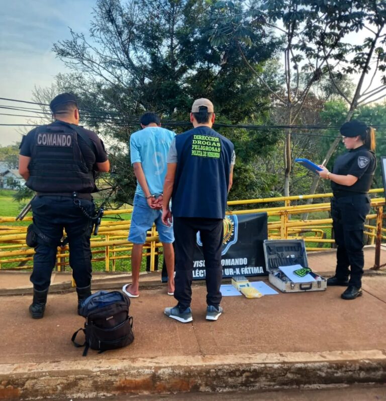 Arrestaron a un "dealer" con cocaína valuada en $10 millones en el barrio Miguel Lanús imagen-48