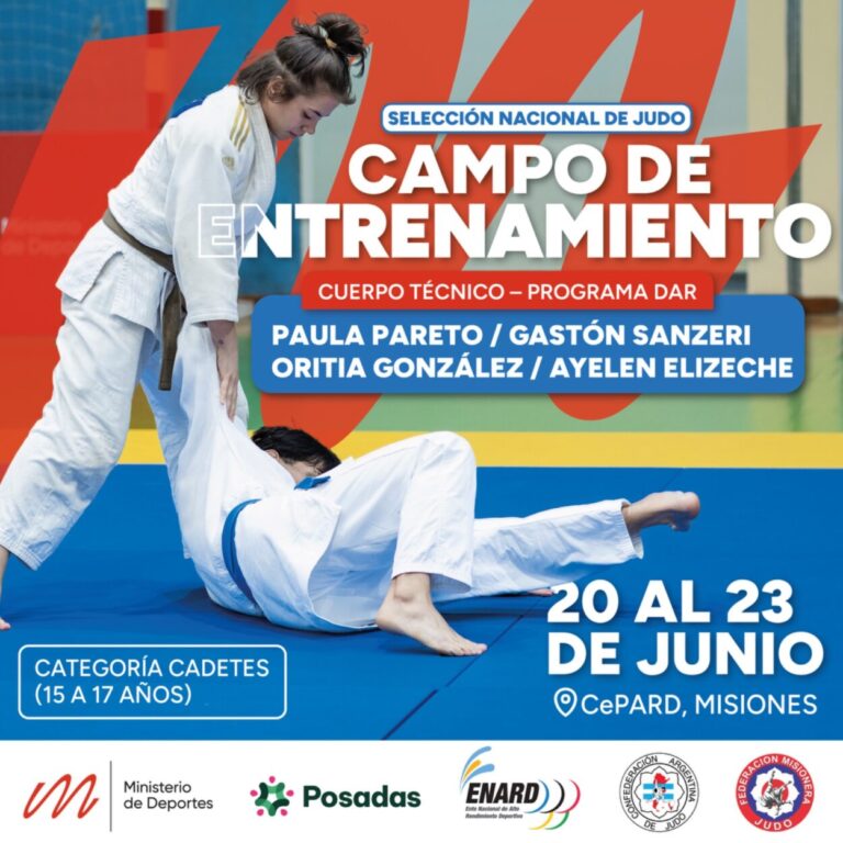 Judo: el CePARD recibirá al campo de entrenamiento de la Selección Argentina imagen-32