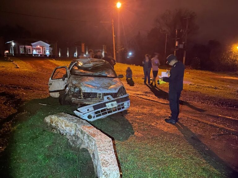 En Campo Viera, un joven alcoholizado despistó sobre ruta nacional 14 y terminó detenido imagen-12