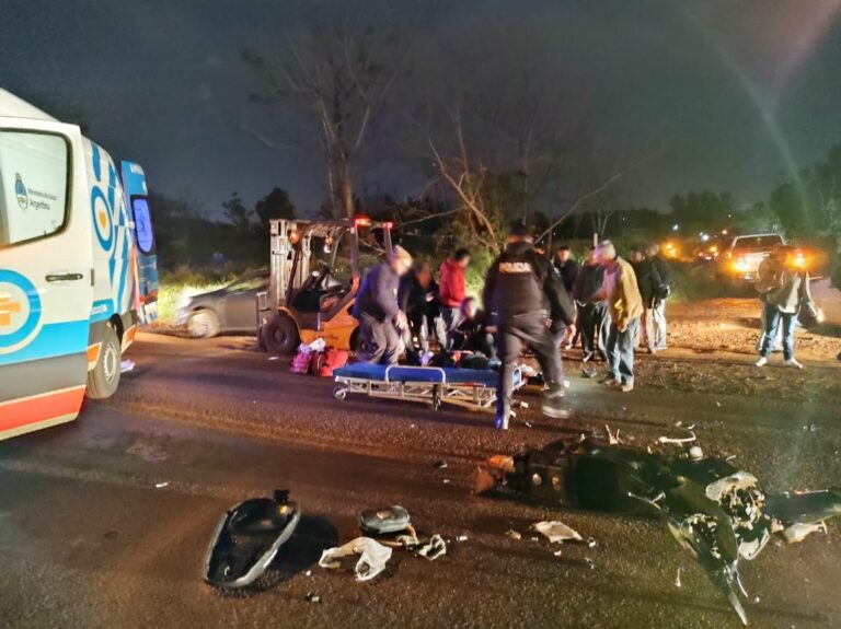 Motociclista sufrió lesiones graves tras chocar contra un autoelevador imagen-26