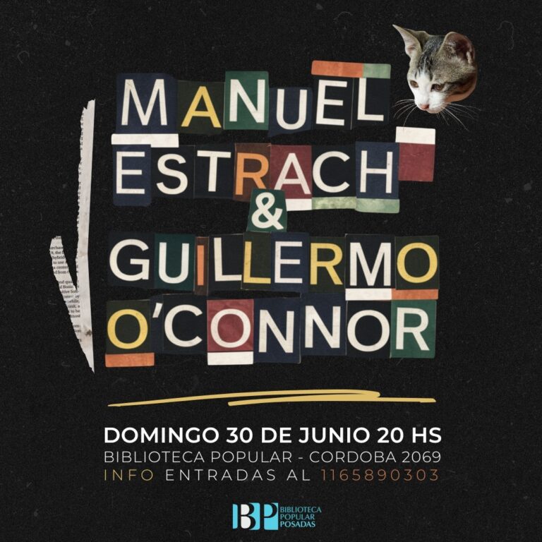 Manu Estrach y Guillermo O’Connor, en vivo en la Biblioteca Popular Posadas imagen-23