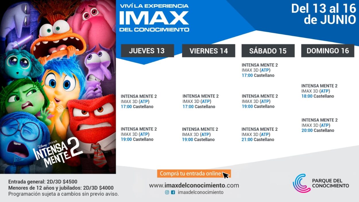 Intensa Mente 2: las emociones se viven en el Imax imagen-2