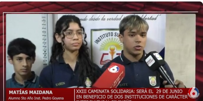 Caminata del Pedro Goyena: "La solidaridad es la base fundamental de nuestro colegio", destacan alumnos imagen-32