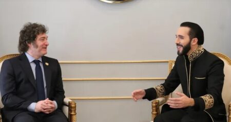Javier Milei se reunió con Nayib Bukele luego de que asuma su segundo mandato en El Salvador imagen-10
