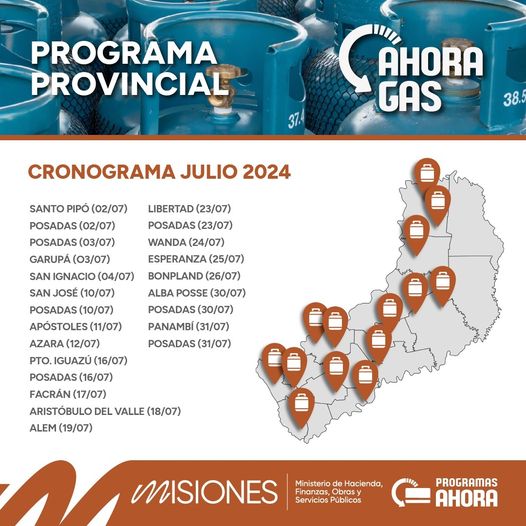 Durante julio, el programa "Ahora Gas" visitará 19 municipios imagen-2