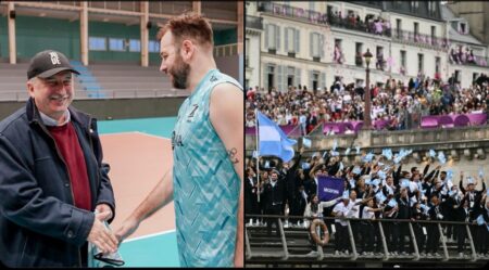 El Gobernador felicitó a un atleta que fue abanderado en la apertura de los Juegos Olímpicos de París imagen-6