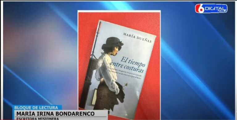 Recomiendan el libro "El tiempo entre costuras" una obra que trata sobre el arte de la reinvención y adaptación personal a situaciones adversas imagen-50