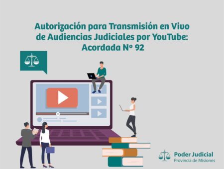 Acordada Nro 92 del STJ autoriza para Transmisión en Vivo de Audiencias Judiciales por YouTube imagen-6