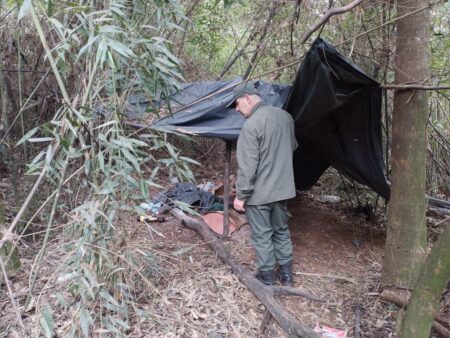 Destruyen campamento de cazadores furtivos en el Parque Provincial Puerto Península imagen-8