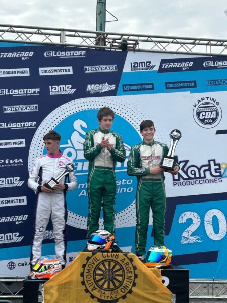 Karting: Longarzo Skanata hizo podio en la 1ra fecha del Campeonato Argentino de Karting imagen-3