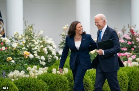 Kamala Harris le agradeció a Biden la nominación a la presidencia: “Mi intención es ganar” imagen-1