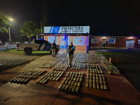 "Kryptonita loca": secuestran en Puerto Libertad media tonelada de marihuana valuada en más de un billón de pesos imagen-2