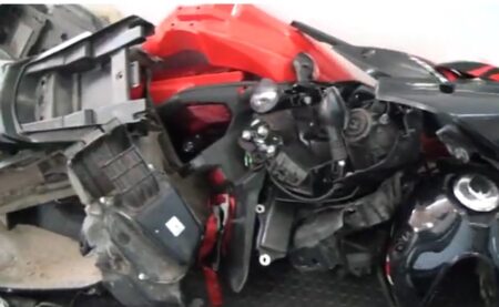 Argentino detenido al intentar ingresar al Paraguay a través del puente San Roque González de Santa Cruz piezas de motocicletas imagen-9