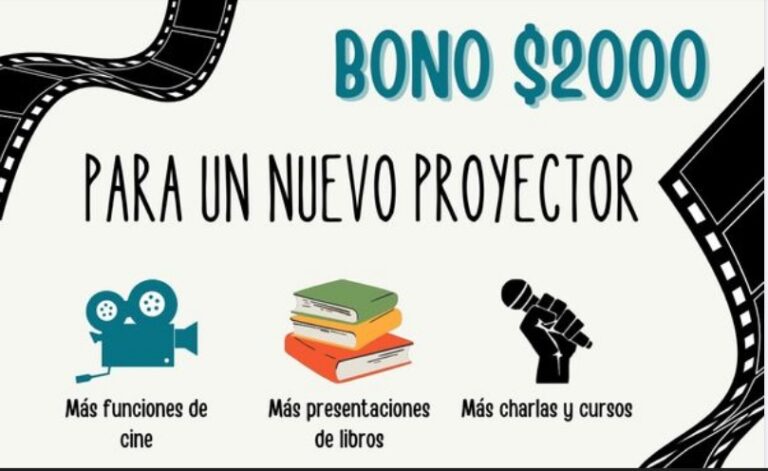 Biblioteca Popular: bono colaboración para un nuevo proyector imagen-4