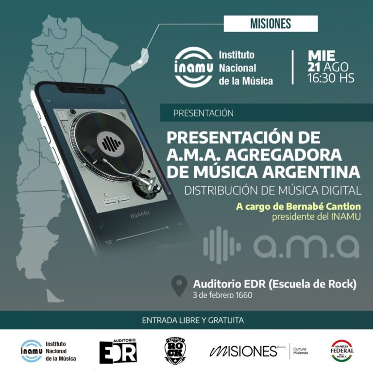 Misiones será el primer destino de A.M.A. el nuevo software del Inamu para músicos imagen-20