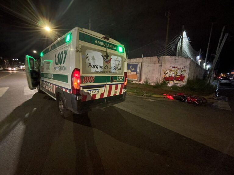 Motociclista lesionada tras colisión contra un auto cuyo conductor huyó imagen-41