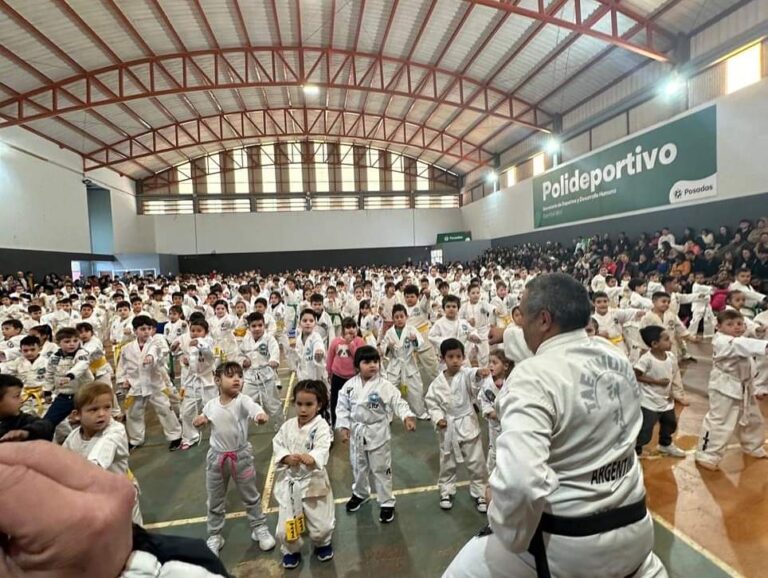 Más de 600 niños participaron en el Encuentro Comunitario de Taekwon-Do en Posadas imagen-16