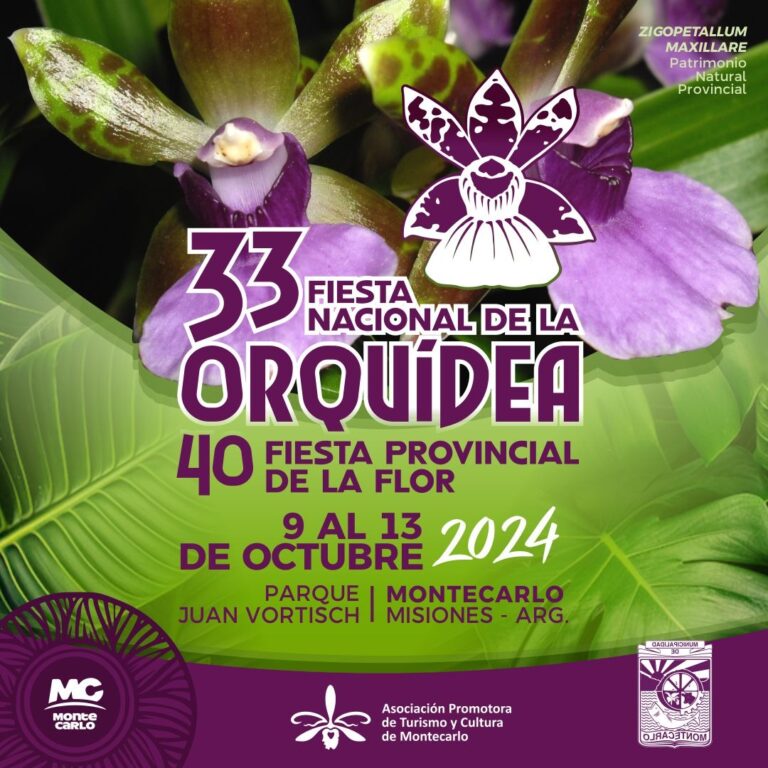 Montecarlo invita a celebrar la 33ra Fiesta Nacional de la Orquídea y la 40ma Fiesta Provincial de la Flor imagen-29