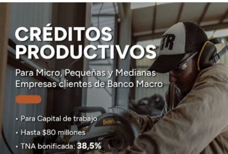 Ya está vigente el tercer tramo de la línea de créditos productivos del banco Macro con tasa bonificada por la Provincia imagen-3