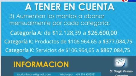 Monotributo: extienden el plazo hasta el día 9 para la recategorización imagen-4