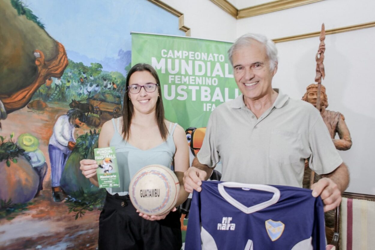 Passalacqua encabezó el lanzamiento del Mundial de Faustball Femenino 2024 que se realizará en Misiones imagen-6