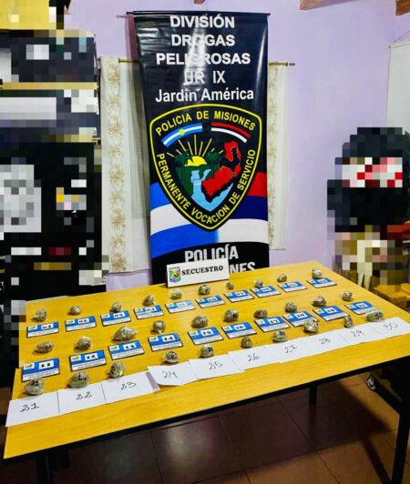 Agentes antinarcóticos secuestraron en Jardín América "bombones de marihuana" listos para la venta imagen-3