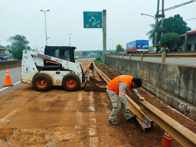 Por tareas en el nodo vial Posadas – Garupá, el tránsito vehicular está restringido a un solo carril en ese sector imagen-4