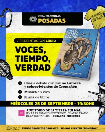 "No nos cuenten cromañón": presentación del libro “voces, tiempo, verdad" imagen-2