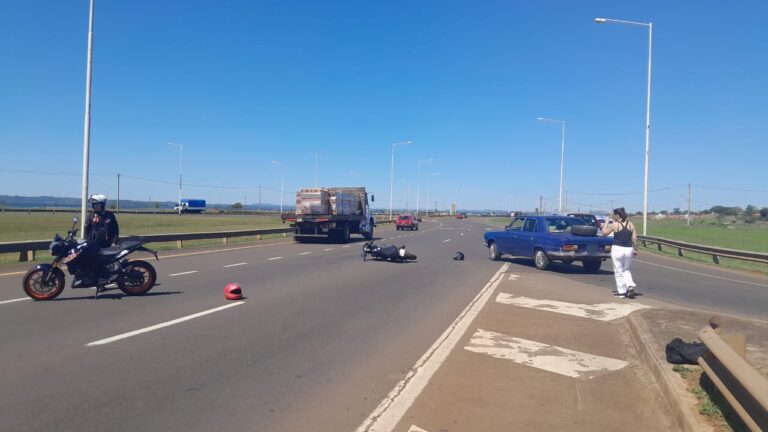 Chocan a una moto y se lesiona la acompañante del rodado imagen-5