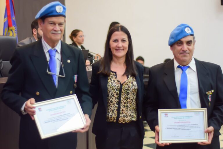 Concejales posadeños reconocieron la trayectoria de los Veteranos de Misiones de Paz imagen-5