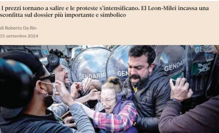 “El shock de Milei no funciona”: el duro análisis de un diario italiano sobre la gestión económica del Gobierno imagen-50