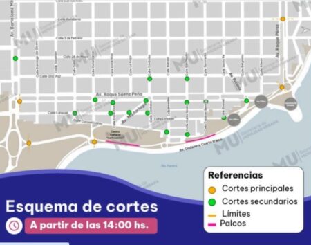 Desvíos y cortes en la primera noche de calle de la Estudiantina imagen-10