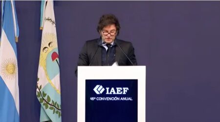 Javier Milei le dedicó a Cristina su discurso en la IAEF, «dadas las aberraciones e inconsistencias de su carta» Javier Milei le dedicó a Cristina su discurso en la IAEF, "dadas las aberraciones e inconsistencias de su carta" imagen-9