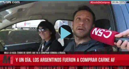 Va a comprar comida a Brasil porque es más barata pero se queja del "populismo" imagen-9