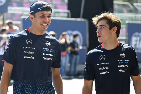 Franco Colapinto y una divertida charla con su compañero Alex Albon sobre el mate y el vino imagen-10