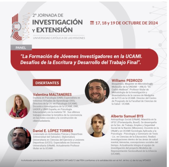 Comenzó la 2da Jornada de Investigación y Extensión de la Ucami imagen-24