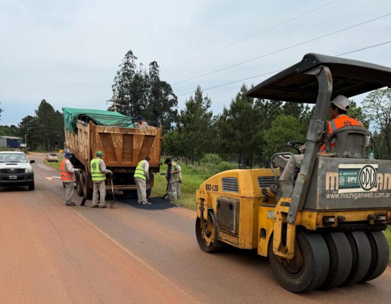 Con dos frentes de obras simultáneos, DPV trabaja en la Ruta Provincial N° 9 imagen-35