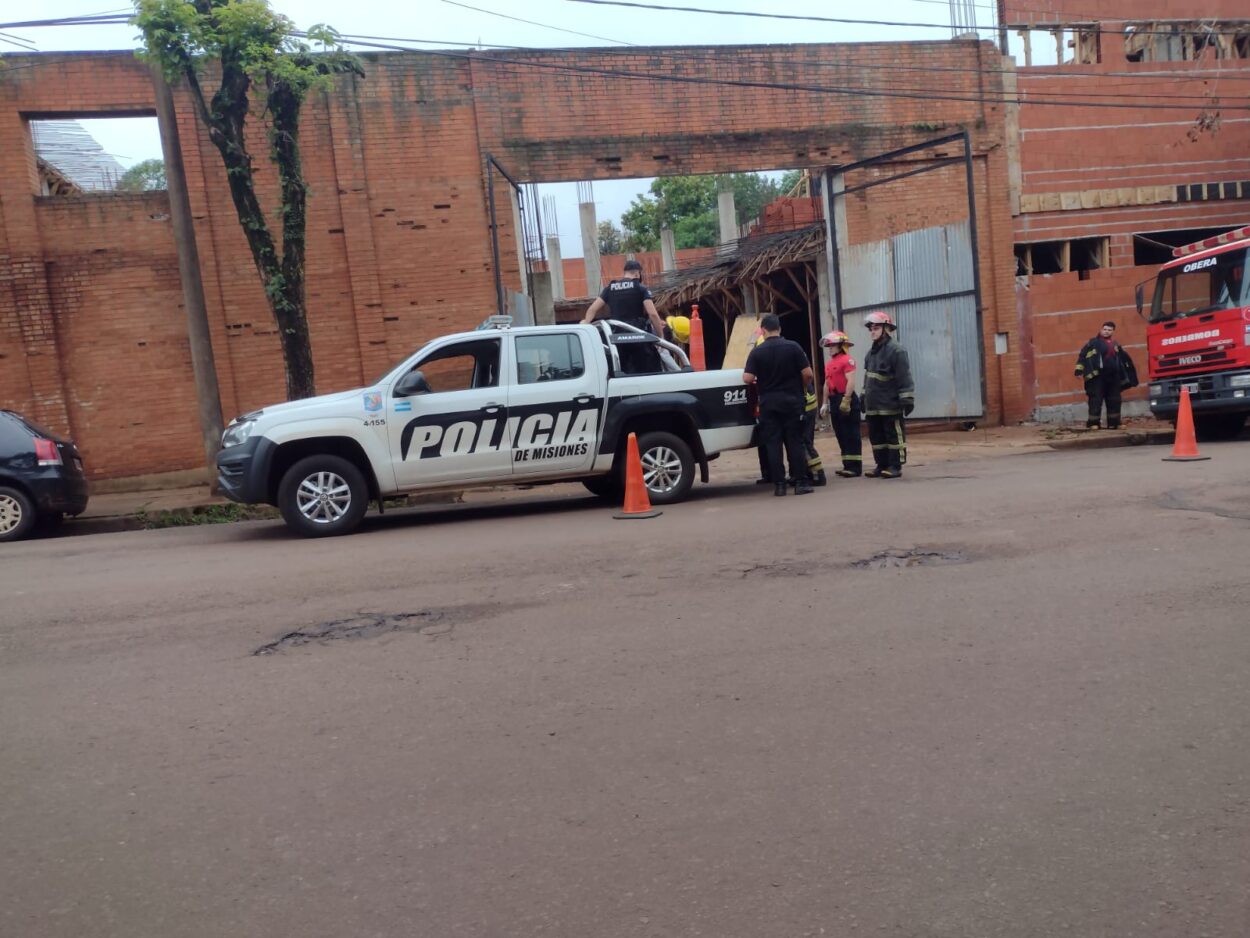 Albañil falleció tras recibir una descarga eléctrica en una obra en construcción en Oberá imagen-6