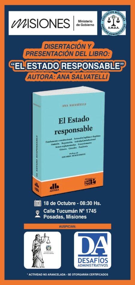 Presentarán el Libro "El Estado Responsable", de Ana Salvatelli imagen-10