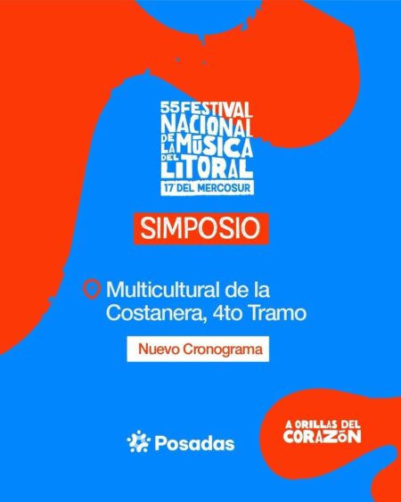 Reprograman el Primer Encuentro del Simposio "A Orillas del Corazón" del 55° Festival Nacional de la Música del Litoral y 17° del Mercosur imagen-2