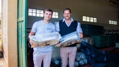 Nueva entrega de alevines de pacú en la Estación de Piscicultura del Parque Ecológico El Puma imagen-4