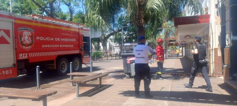 Sofocaron principio de incendio en un restaurante del centro de Posadas imagen-37