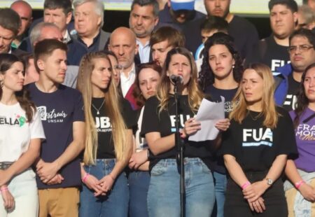 “Promulgue la ley, Presidente”, el reclamo en la marcha federal universitaria que se movilizó en todo el país imagen-2